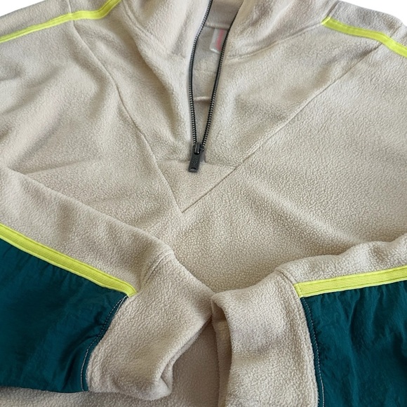 Free People Movement Arena Half-zip Pullover - Ivory Combo Small - Picture 7 of 7